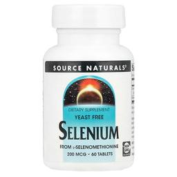 Source Naturals Selenium Yeast Free 200 Mcg 60 Tablets