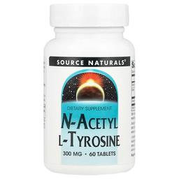 Source Naturals N Acetyl L Tyrosine 300 Mg 60 Tablets