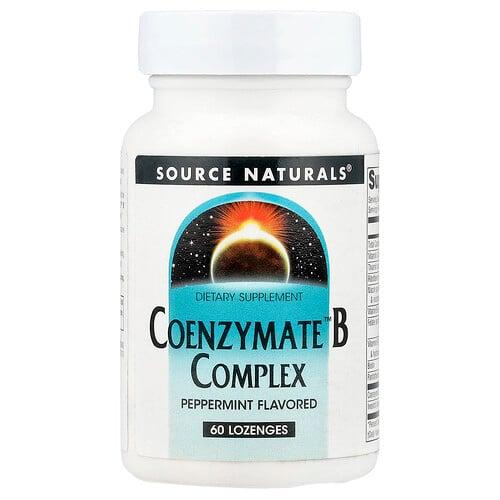 Source Naturals Coenzymate B Complex Peppermint 60 Lozenges