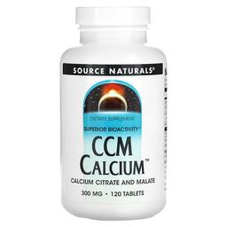 Source Naturals Ccm Calcium 300 Mg 120 Tablets