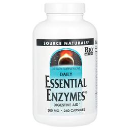 Source Naturals Daily Essential Enzymes 500 Mg 240 Capsules