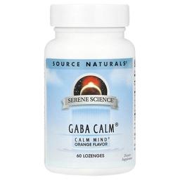 Source Naturals Serene Science Gaba Calm Orange 60 Lozenges