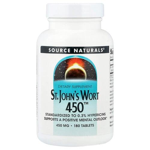 Source Naturals St John S Wort 450 450 Mg 180 Tablets
