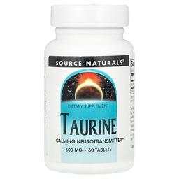 Source Naturals Taurine 500 Mg 60 Tablets