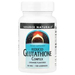 Source Naturals Reduced Glutathione Complex Orange 100 Lozenges
