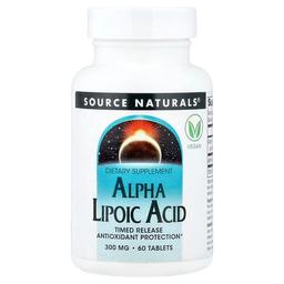 Source Naturals Alpha Lipoic Acid Timed Release 60 Tablets