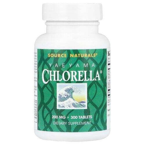 Source Naturals Yaeyama Chlorella 300 Tablets 20 Mg Per Tablet