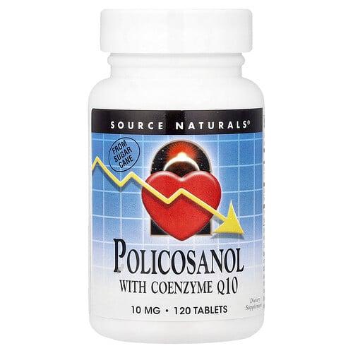 Source Naturals Policosanol With Coenzyme Q10 120 Tablets