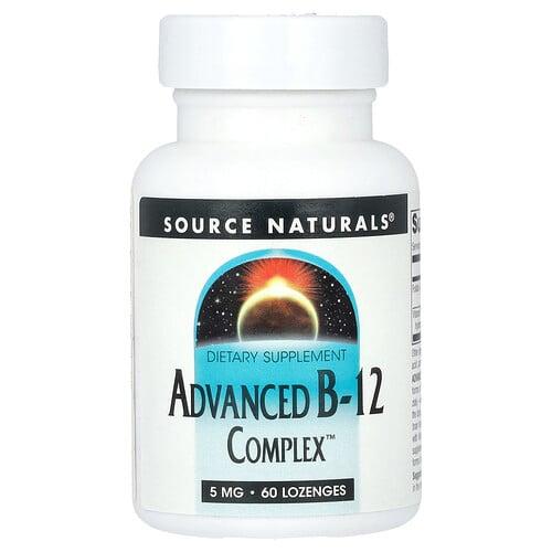 Source Naturals Advanced B 12 Complex 5 Mg 60 Lozenges