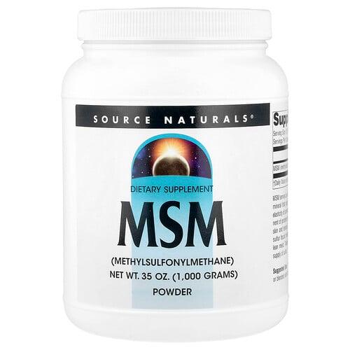 Source Naturals Msm Powder 35 Oz 1 000 G