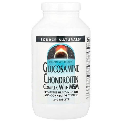 Source Naturals Glucosamine Chondroitin Complex With Msm 240 Tablets product image