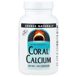 Source Naturals Coral Calcium 120 Capsules 600 Mg Per Capsule