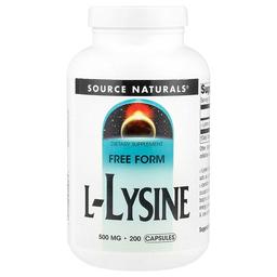 Source Naturals L Lysine 500 Mg 200 Capsules