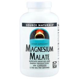 Source Naturals Magnesium Malate 200 Capsules