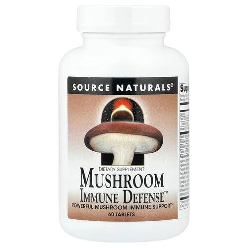 Source Naturals Mushroom Immune Defense 60 Tablets