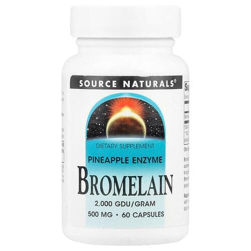 Source Naturals Bromelain 500 Mg 60 Capsules
