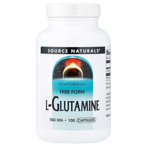 Source Naturals L Glutamine 500 Mg 100 Capsules