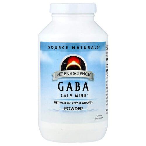 Source Naturals Serene Science Gaba Powder 8 Oz 226 8 G
