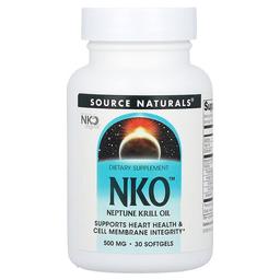 Source Naturals Nko Neptune Krill Oil 500 Mg 30 Softgels