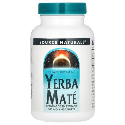 Source Naturals Yerba Mate 600 Mg 90 Tablets