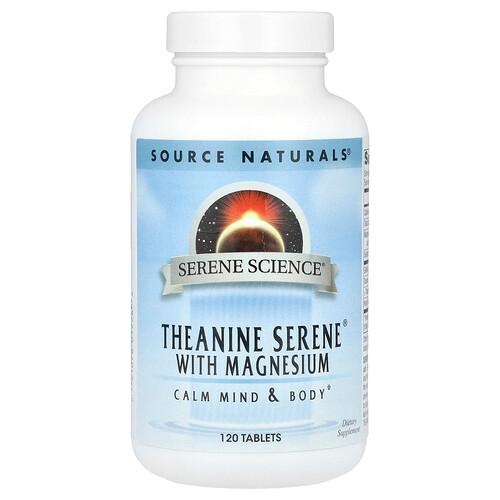 Source Naturals Serene Science Theanine Serene With Magnesium 120 Tablets product image