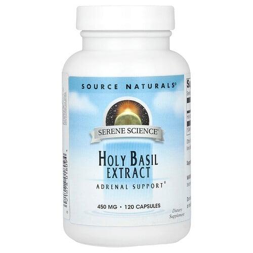 Source Naturals Holy Basil Extract 450 Mg 120 Capsules