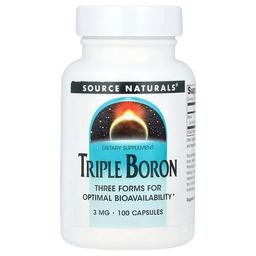 Source Naturals Triple Boron 3 Mg 100 Capsules