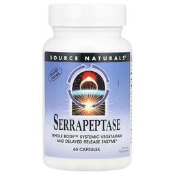 Source Naturals Serrapeptase 60 Capsules 60 000 Spu Per Capsule