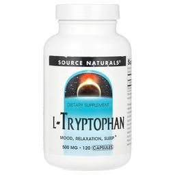 Source Naturals L Tryptophan 500 Mg 120 Capsules