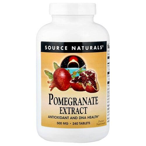 Source Naturals Pomegranate Extract 500 Mg 240 Tablets