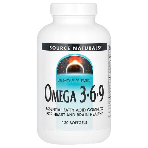 Source Naturals Omega 3 6 9 120 Softgels product image