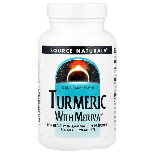 Source Naturals Turmeric With Meriva 120 Tablets product image