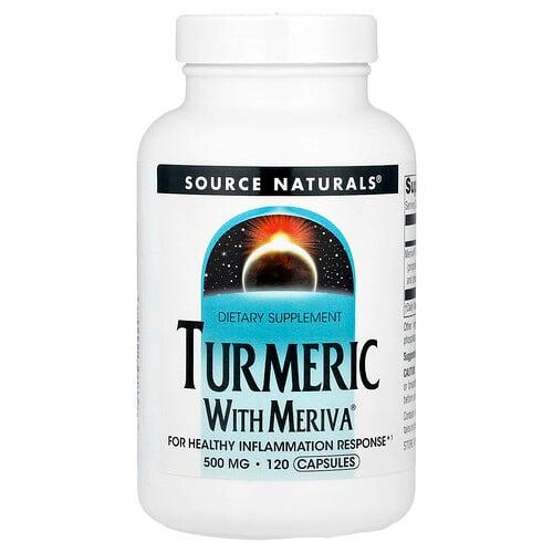 Source Naturals Turmeric With Meriva 500 Mg 120 Capsules