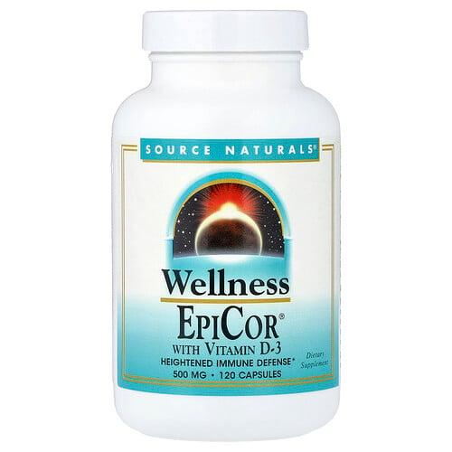Source Naturals Epicor With Vitamin D 3 500 Mg 120 Capsules