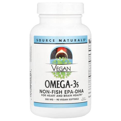 Source Naturals Vegan Omega 3s 300 Mg 90 Vegan Softgels product image