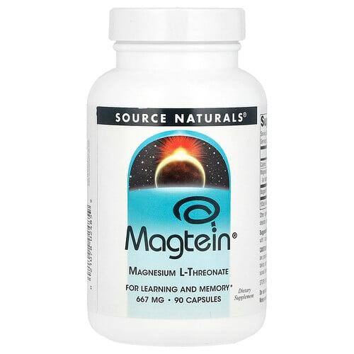 Source Naturals Magtein Magnesium L Threonate 90 Capsules