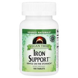 Source Naturals Vegan True Iron Support 180 Tablets