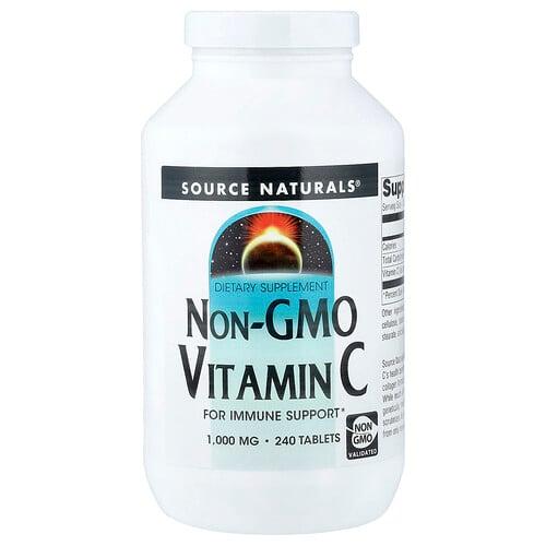 Source Naturals Non Gmo Vitamin C 1 000 Mg 240 Tablets