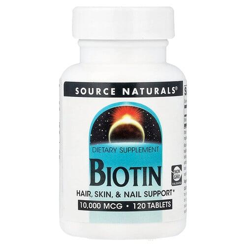 Source Naturals Biotin 10 000 Mcg 120 Tablets product image
