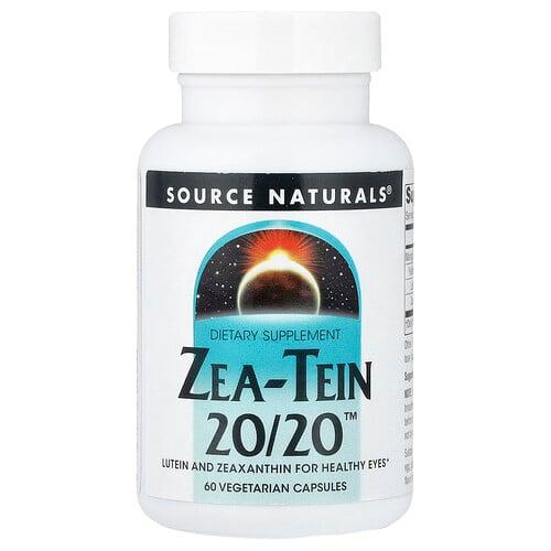 Source Naturals Zea Tein 20 20 60 Vegetarian Capsules