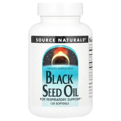 Source Naturals Black Seed Oil 120 Softgels 500 Mg Per Softgel