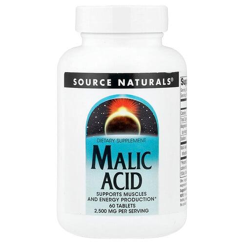 Source Naturals Malic Acid 60 Tablets