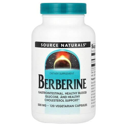 Source Naturals Berberine 500 Mg 120 Vegetarian Capsules