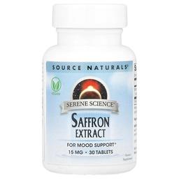 Source Naturals Serene Science Saffron Extract 15 Mg 30 Tablets