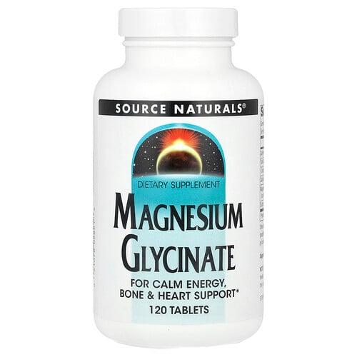 Source Naturals Magnesium Glycinate 120 Tablets
