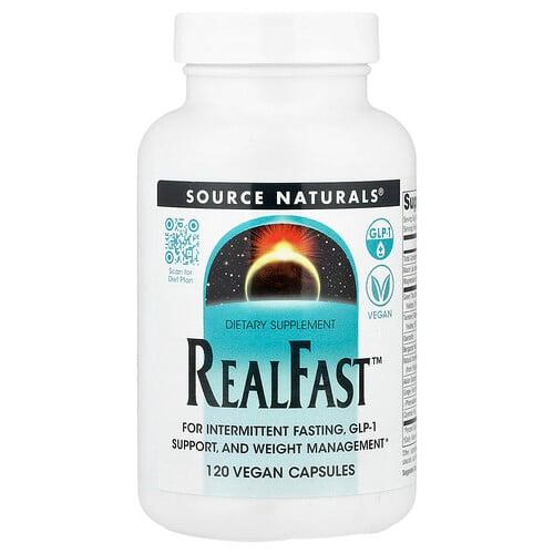 Source Naturals Realfast 120 Vegan Capsules