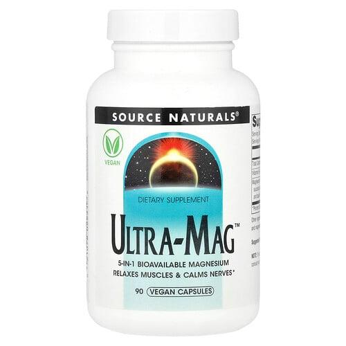 Source Naturals Ultra Mag 90 Vegan Capsules