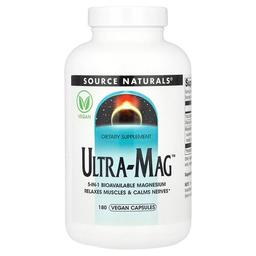 Source Naturals Ultra Mag 180 Vegan Capsules