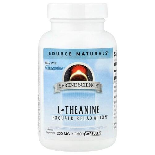 Source Naturals L Theanine 200 Mg 120 Capsules