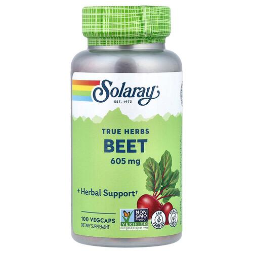 Solaray True Herbs Beet 605 Mg 100 Vegcaps